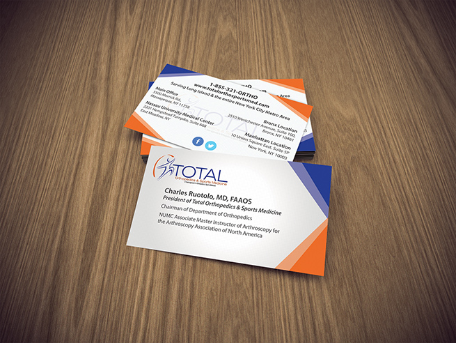 Total Ortho Business Cards