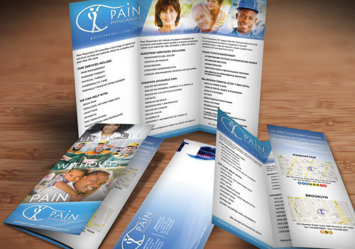 Pain Management Mailer Design