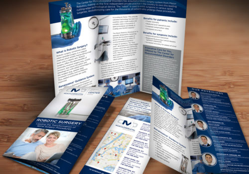 robotic surgery brochure design