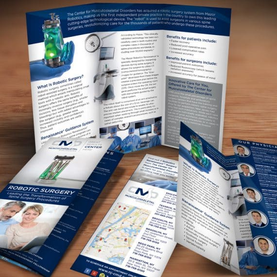robotic surgery brochure design
