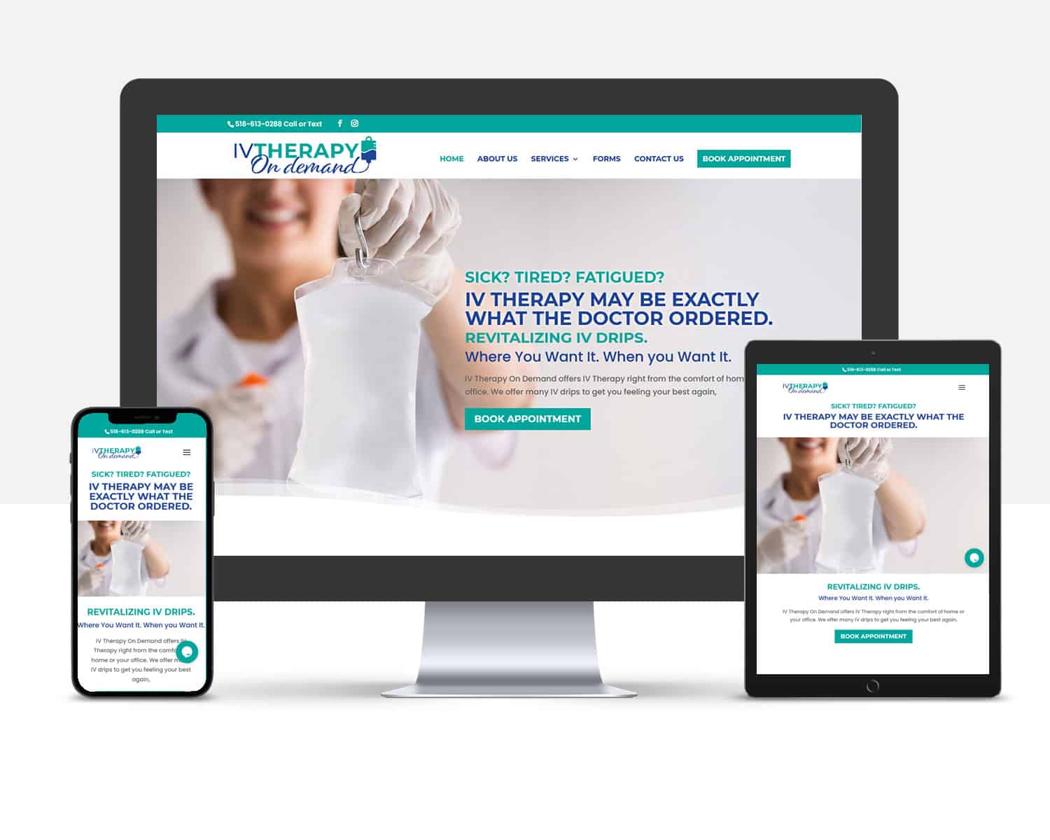 IV Therapy Website Design