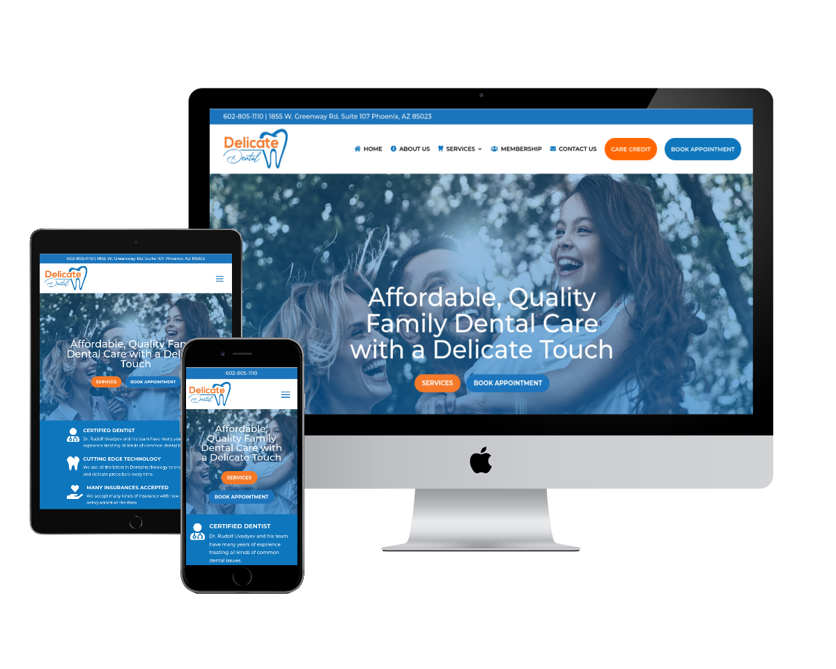 Dental Website Graphics For Doctors