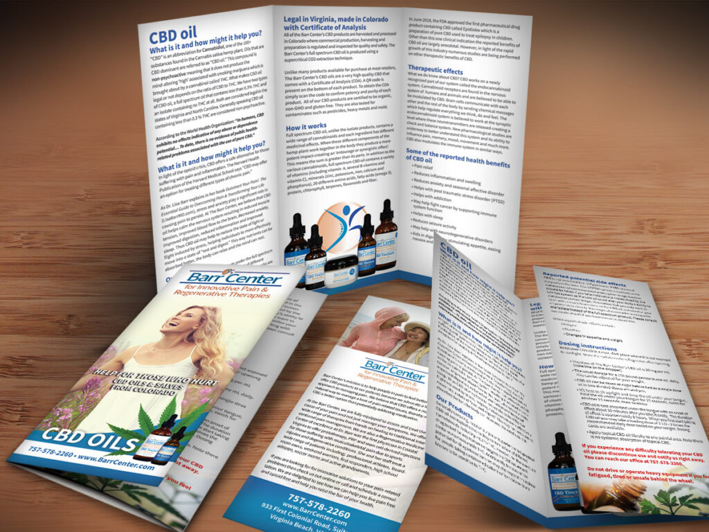CBD Pain Management Brochure